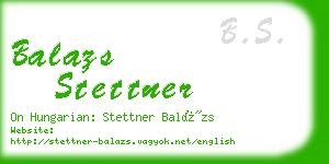 balazs stettner business card